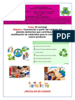 Semana 2 Proyecto Inter Reciclaje y Diversiòn. CCSS 3ero