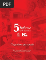 Download 5to Informe de Gobierno  Documento narrativo by Gobierno de Nuevo Len SN6681284 doc pdf