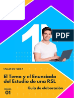 3 El Tema y El Enunciado de Estudio de Una RSL