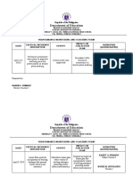 Performance Monitoring and Coaching Form