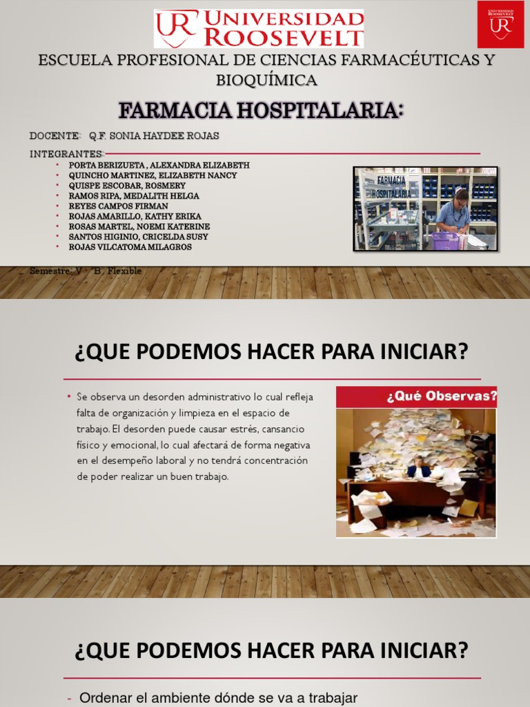 Mejora de la Farmacia Hospitalaria | PDF | Farmacia | Farmacéutico