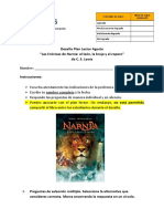 5º Desafío Plan Lector Agosto - Crónicas de Narnia - El León, La Bruja y El Ropero.