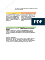 Cotejo y Conclusiones