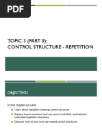 Topic 3 - Control Structure (Part 2) - 230726 - 105926