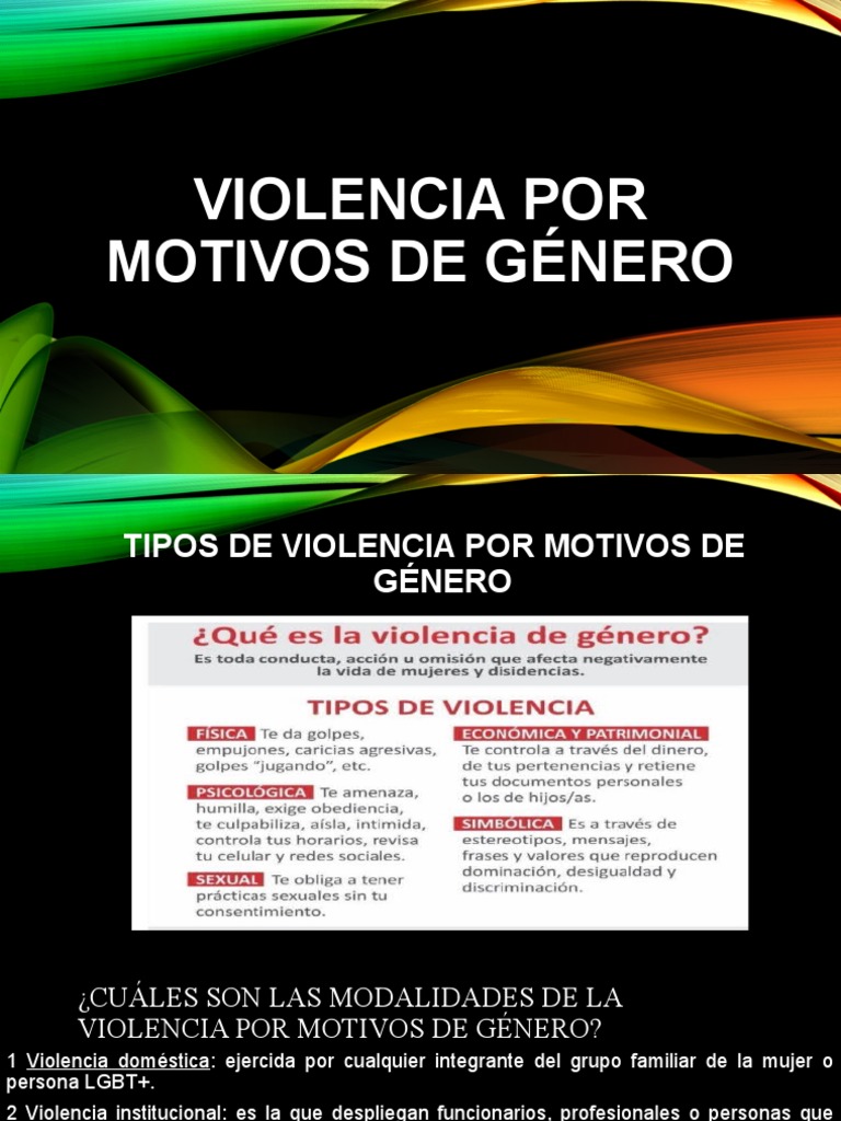 Violencia Por Motivos de Género | PDF | Violencia | Hombre