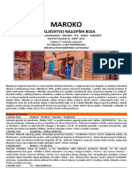 Maroko Grupni Polazak 2024 Godine PDF