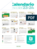 Calendario Escolar 2023 - 2024