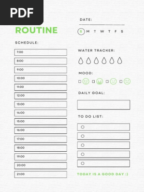 30 x Daily Routine Planner - income.ink