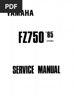 FZ750 サービスマニアル Amazon.co.jp: ヤマハ FZ750（1FM） サービスマニュアル/整備書