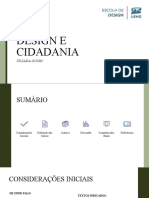 Design e Cidadania