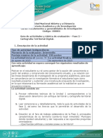 Guía de Actividades y Rúbrica de Evaluación - Unidad 1 - Fase 2 - Cartografía Territorial Digital