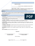 Formato Carta Compromiso Padres de Familia