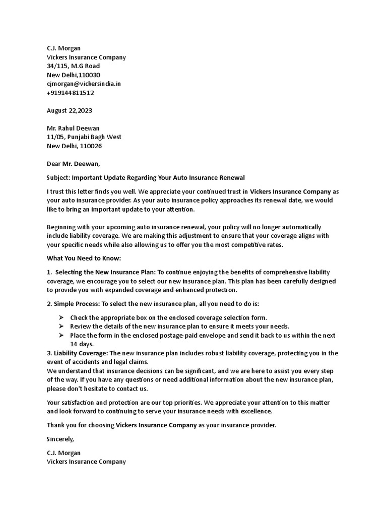 Business Letter | PDF