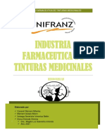 Industria Farmacéuticas de Tinturas Medicinales Fase I, II, III Entrega Final