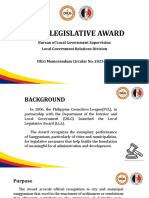 1 Presentation DILG MC No. Local Legislative Awards