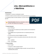 Absolutismo Mercantilismo e Expanso Martima