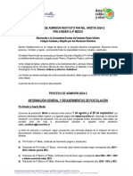 1 Circ. INFORMATIVA Proceso AdmisiÃ N - 2024-2