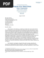 Rep. Jim Jordan's Letter To CCDH