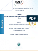 Módulo 19: Unidad 2 Práctica Forense de Recursos en Materia Administrativa y Fiscal