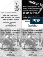 Join Occupy Wall Street (Saturday) Oct 1, 2011 at 3pm in Zuccotti Park 