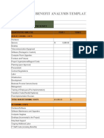 IC Simple Cost Benefit Analysis Template 8746