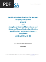 cs-23 Amendment 6 and Amc GM To cs-23 Issue 4