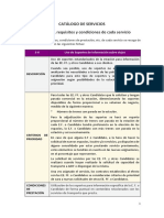 Catalogo de Servicios