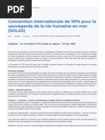 Convention SOLAS : Sécurité maritime | PDF | Sécurité | Transport ...