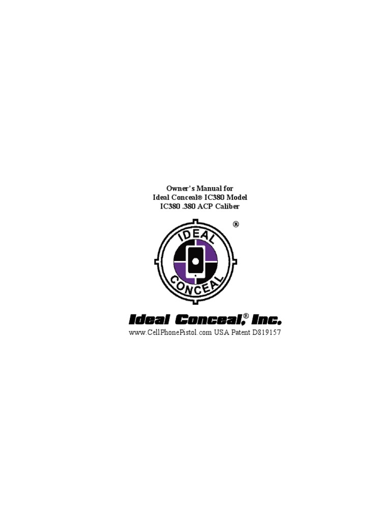 Ideal Conceal Inc | PDF | Firearms | Gun Barrel