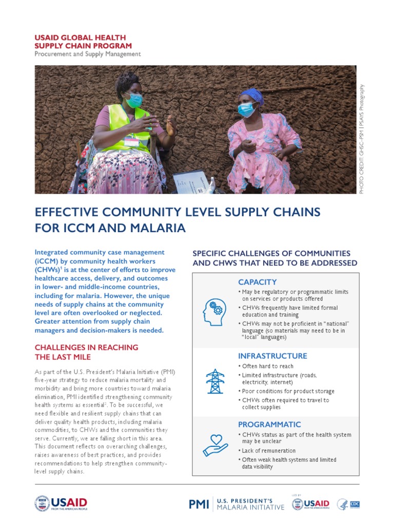 Malaria CHW Paper - Final | PDF | Supply Chain | Health System