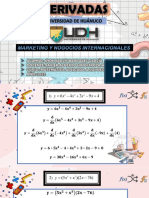 DERIVADAS 3ra Tarea de Matematica