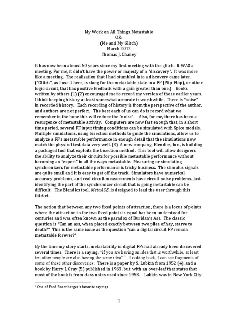 Glitch chaney pdf spice simulation