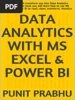 Data Analytics With MS Excel Power BI This Book Will Transform You Into Data Analytics Expert