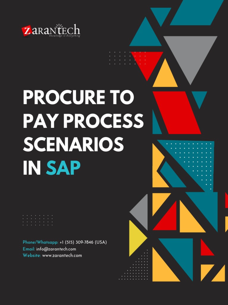 SAP P2P Process Scenarios Explained | PDF | Receipt | Business