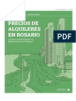 Informe - Precios de alquileres en Rosario
