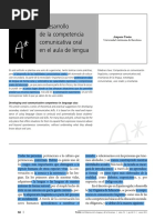 Competencia Oral. Tusón