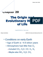 ch20 - Lecture HISTORY OF LIFE