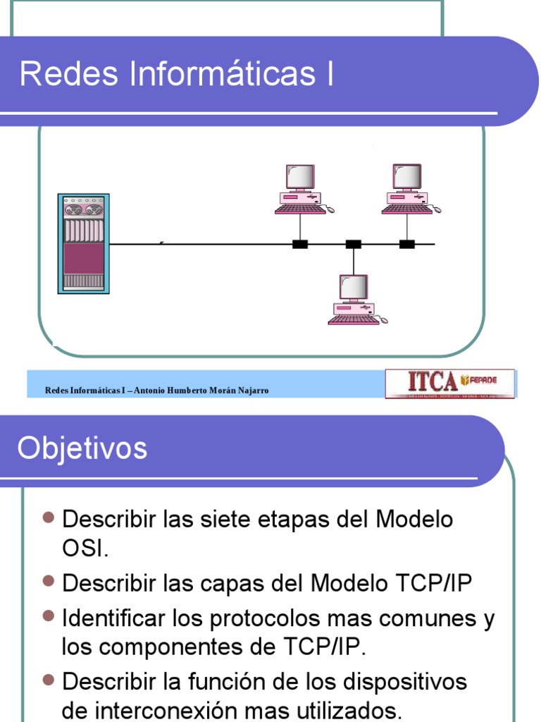 Fundamentos de Redes Informáticas | PDF | Red de computadoras | Modelo osi