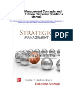 Strategic Management Concepts and Cases 2nd Edition Carpenter Solutions Manual