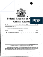 NG Government Gazette Dated 2019 02 22 No 30