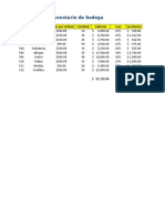 Hoja de Calculo Actividad Practica