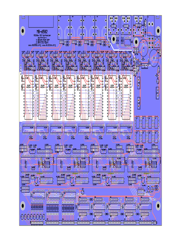 Mb-6582 Base PCB r2 Color | PDF