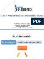 Aula 2 - Propriedades Gerais Das Respostas Imunes