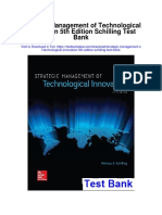 Strategic Management of Technological Innovation 5th Edition Schilling Test Bank