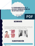 Bases Fundamentales y Fisiológicas Hemodinámica Respiratoria Patologias