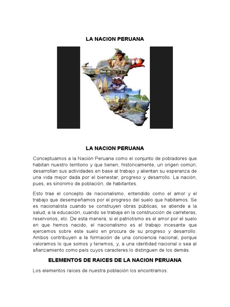 La Nacion Peruana PDF Nación Perú