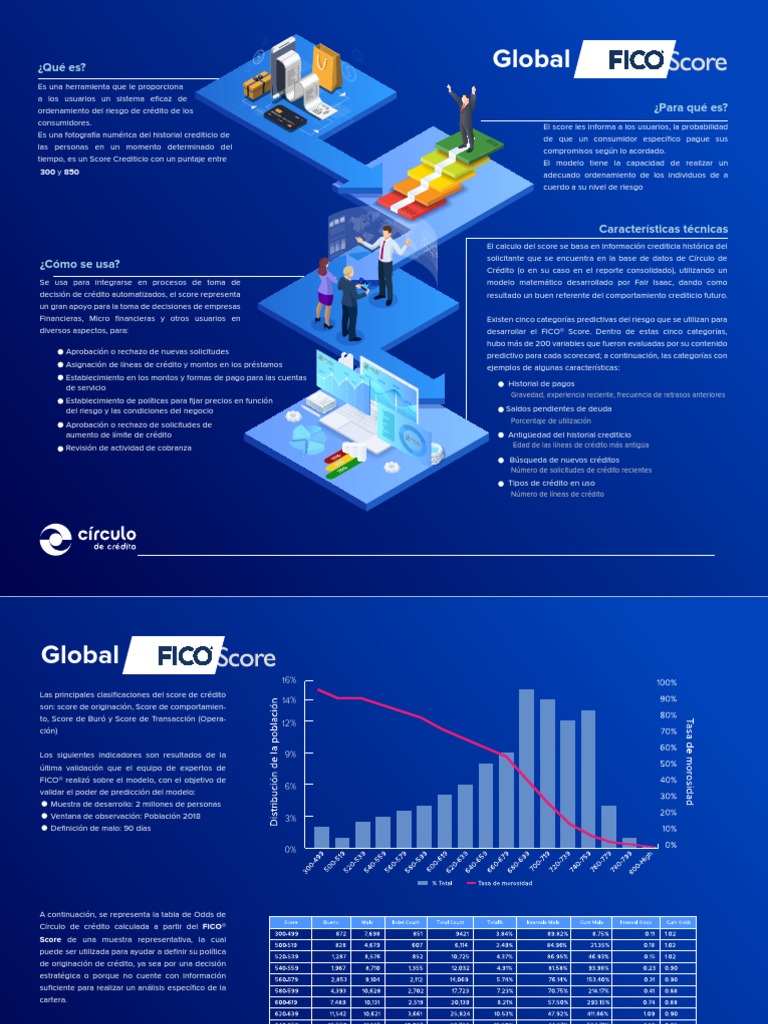 Ficha Tecnica Global Fico Score | PDF | Los consumidores | Riesgo