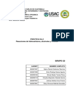 Reporte No. 2 Reacciones de Hidrocarburos, Alcoholes y Fenoles