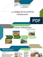 Tecnologia de Las Primeras Civilizaciones