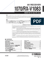 Yamaha Rx-A1070 Rx-V1083 Service Manual